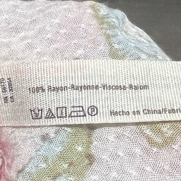 Free People Dobby Dot Blue Green Floral Slip Dress - Picture 13 of 13